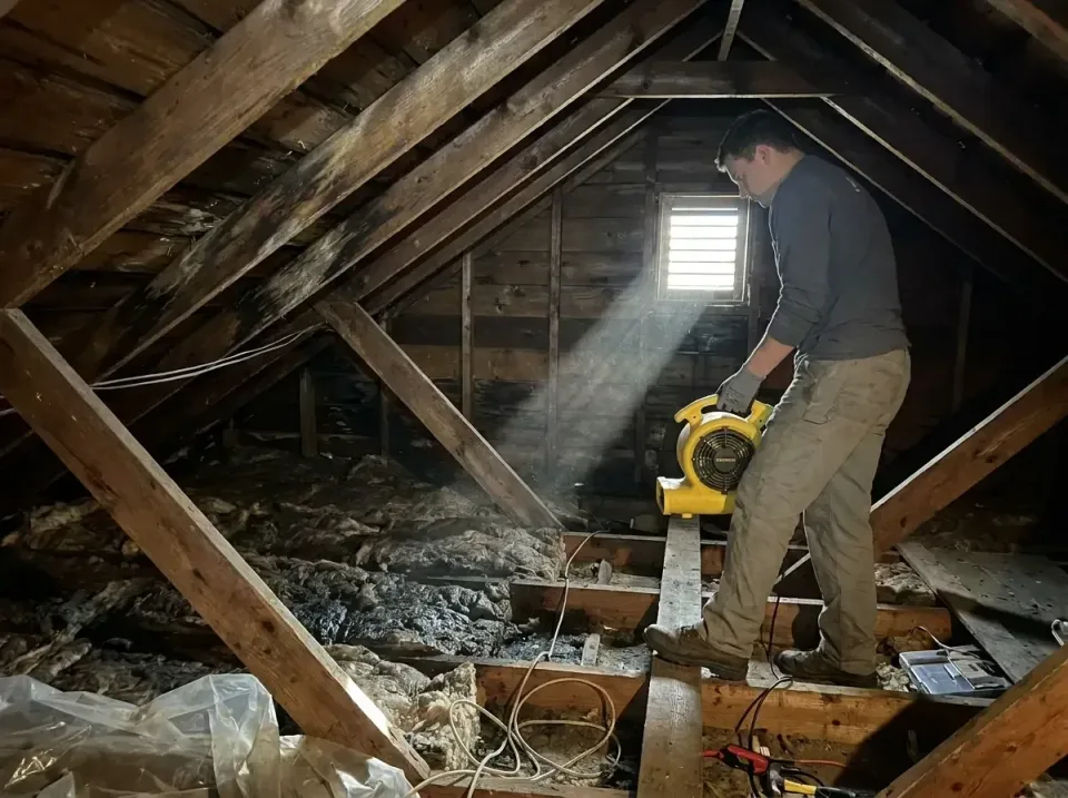attic-water-damage-drying-proc-007 — frequently asked questions, Emergency Water Extraction & 24/7 Flood Response in Basehor…